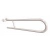 ANDEX Bez Barier Uchwyt półokrągły uchylny 80cm 801/80B stal nierdzewna biały